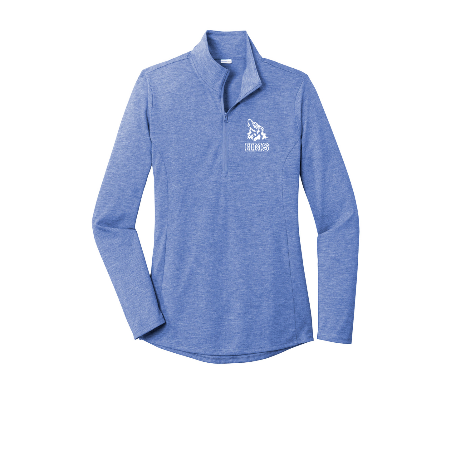 Sport-Tek® Women's PosiCharge® Tri-Blend Wicking 1/4-Zip Pullover