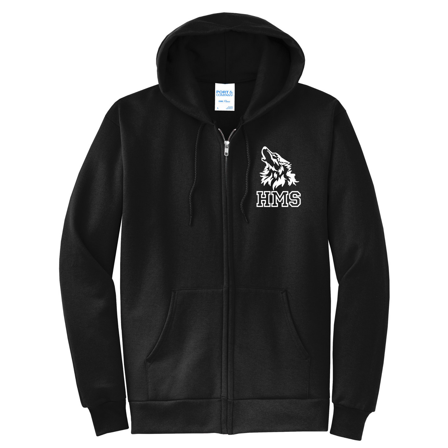 Port & Company® Core Fleece Full-Zip Hooded Sweatshirt