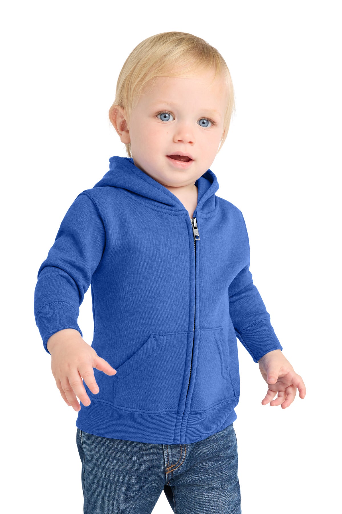 Port & Co ™ Infant Core Fleece Full-Zip Hooded Sweatshirt. CAR78IZH