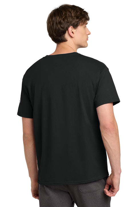 Champion T425 Heritage Jersey Tee, black, back