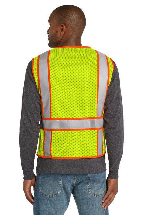 CornerStone CSV103 ANSI Class 2 Safety Vest, safety yellow, back