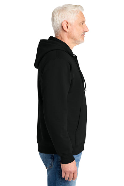 Port & Company PC78ZH Full-Zip Hoodie, jet black, side