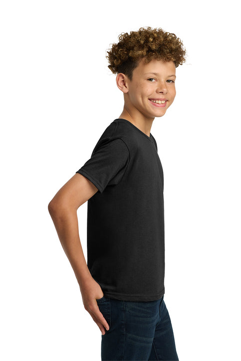 Gildan 5000B Youth Heavy Cotton T-Shirt, black, side