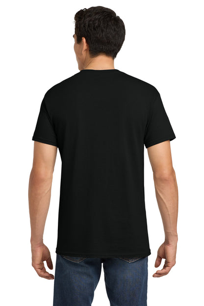 Gildan 5000 Heavy Cotton T-Shirt, black, back