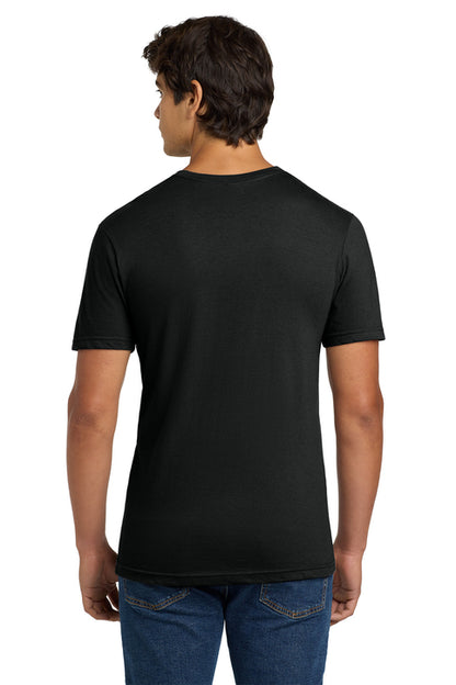 Gildan 64V00 Softstyle V-Neck Tee, black, back