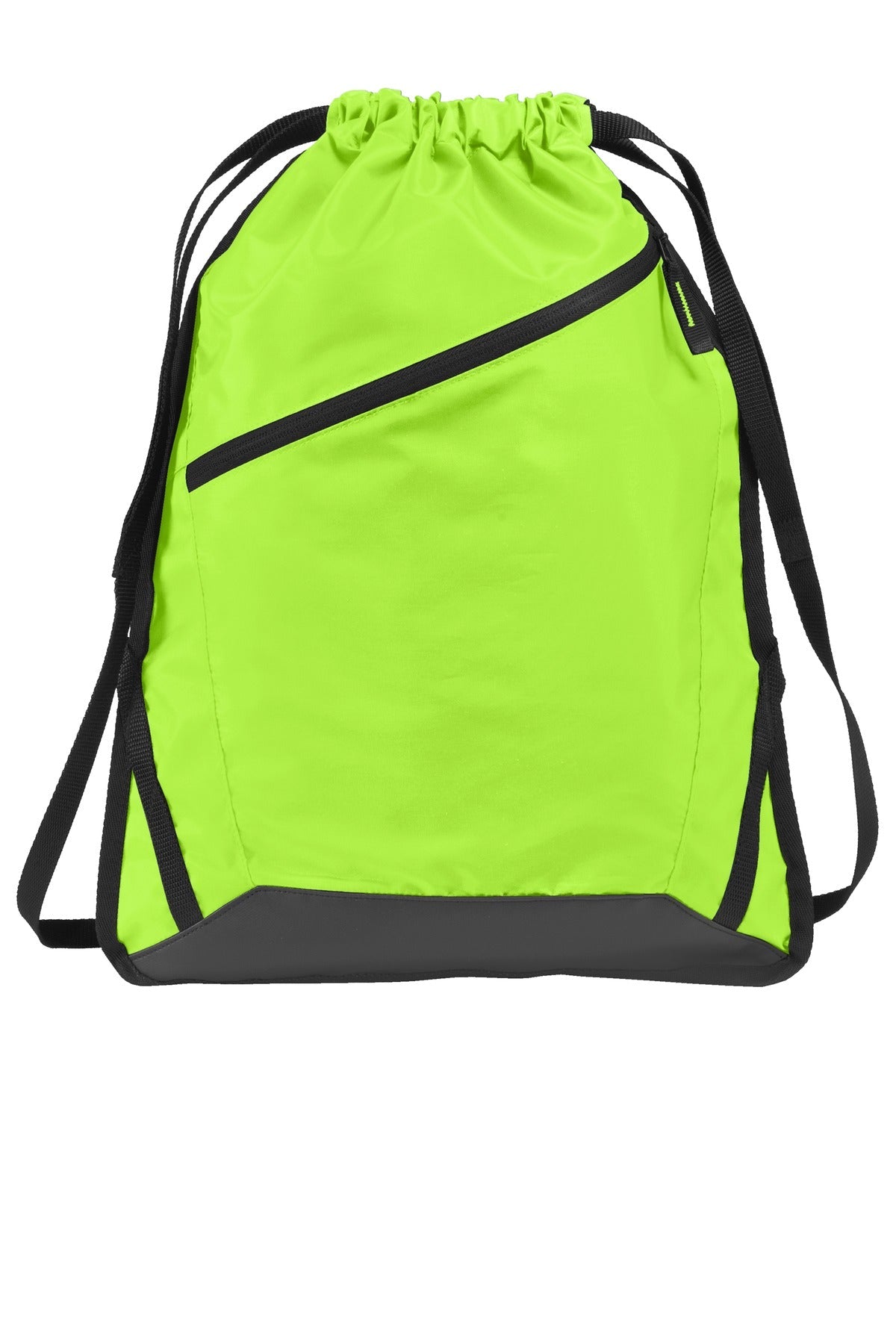 Port Authority BG616 Zip-It Cinch Pack, lime shock
